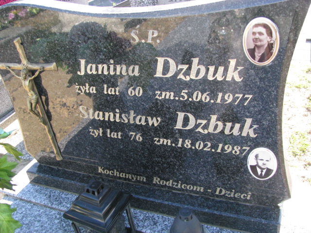 Stanisław Dzbuk 1911 Kazanów - Grobonet - Wyszukiwarka osób pochowanych