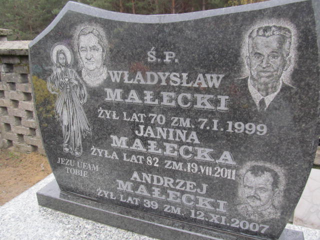 Władysław Małecki 1928 Kazanów - Grobonet - Wyszukiwarka osób pochowanych