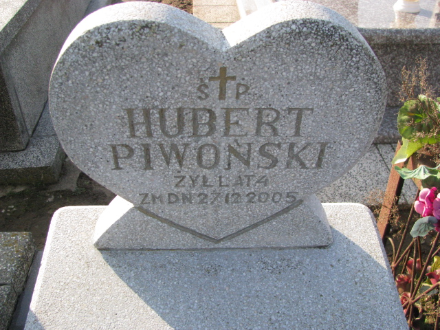 Hubert Piwoński 2001 Kazanów - Grobonet - Wyszukiwarka osób pochowanych