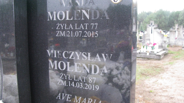 Mieczysław Molenda 1932 Kazanów - Grobonet - Wyszukiwarka osób pochowanych