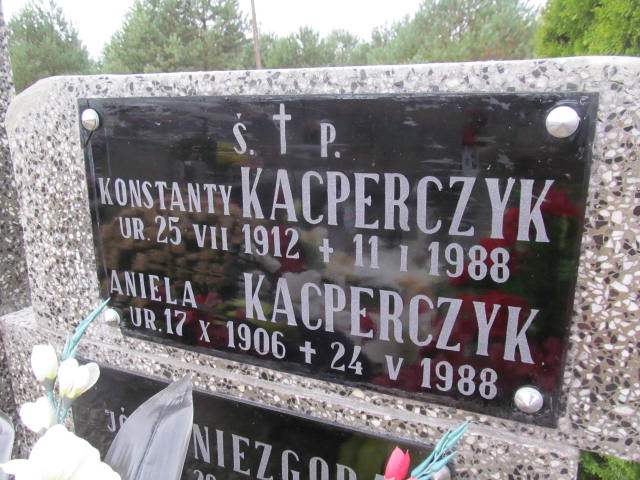 Konstanty Kacperczyk 1912 Kazanów - Grobonet - Wyszukiwarka osób pochowanych