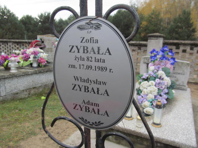 Zofia Zybała  1907 Kazanów - Grobonet - Wyszukiwarka osób pochowanych