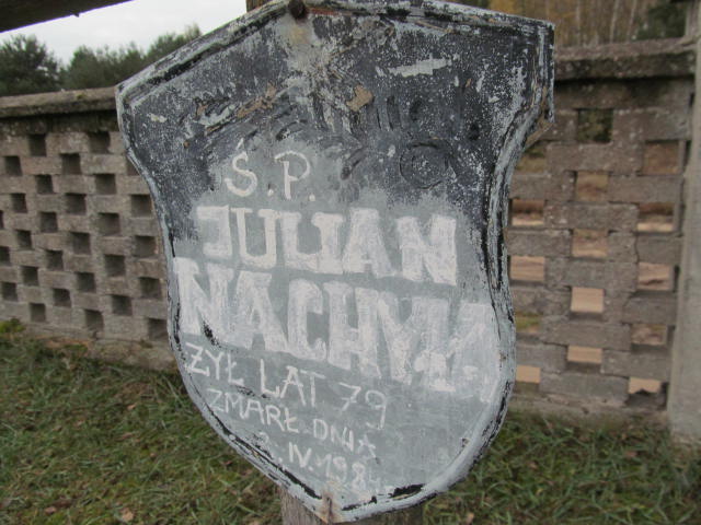 Julian Nachyła  1905 Kazanów - Grobonet - Wyszukiwarka osób pochowanych